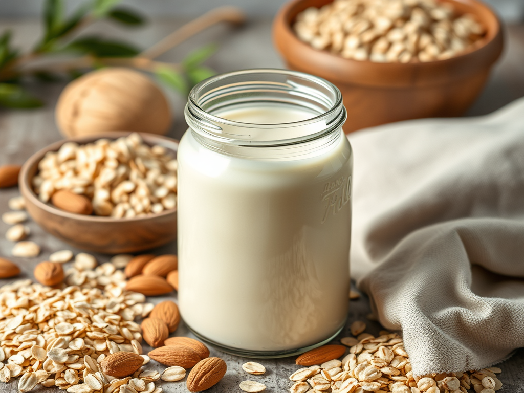 homemade plant-based milk