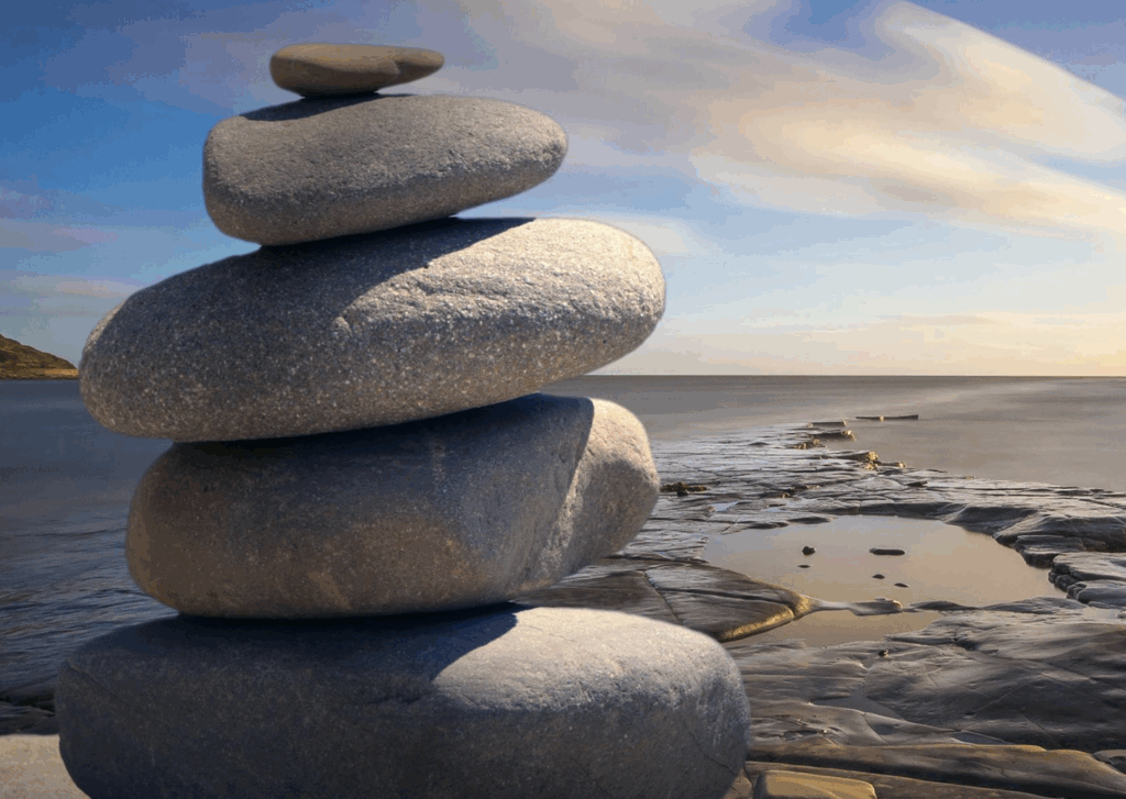 rocks on a beach