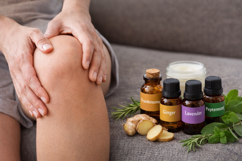 Knæ og æteriske olier