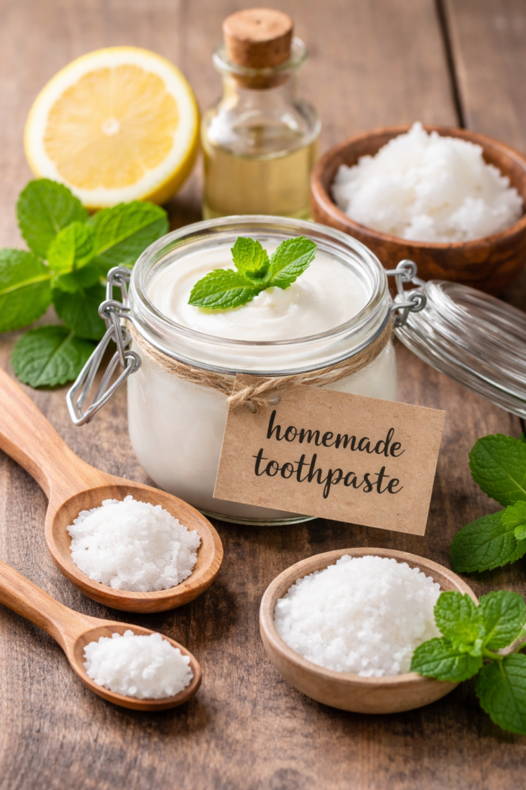 Hjemmelavet tandpasta