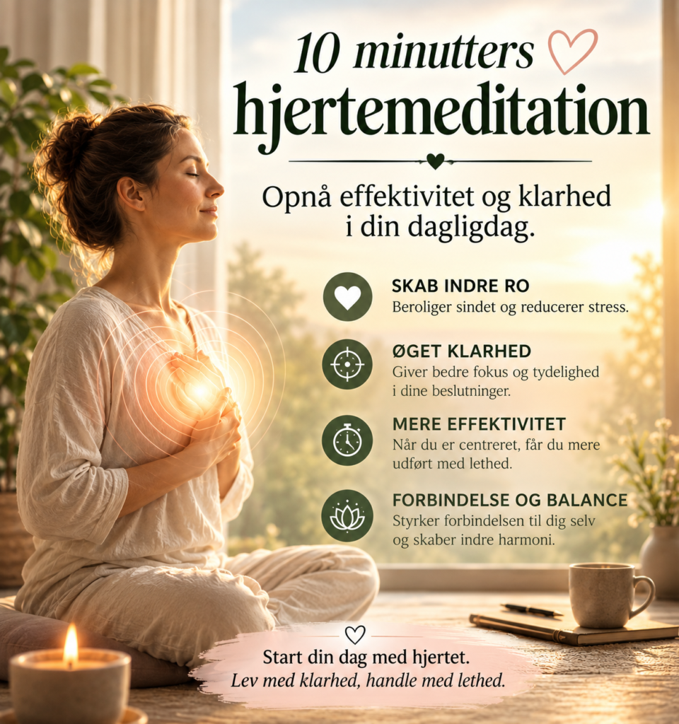 Styrk dit fokus med hjertemeditation