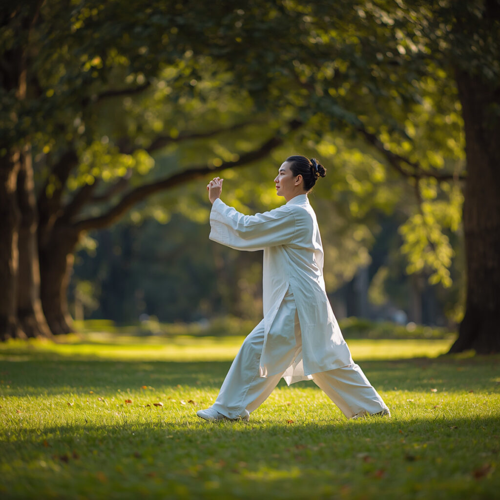 Fedtforbrændende gåtur inspireret af Tai Chi