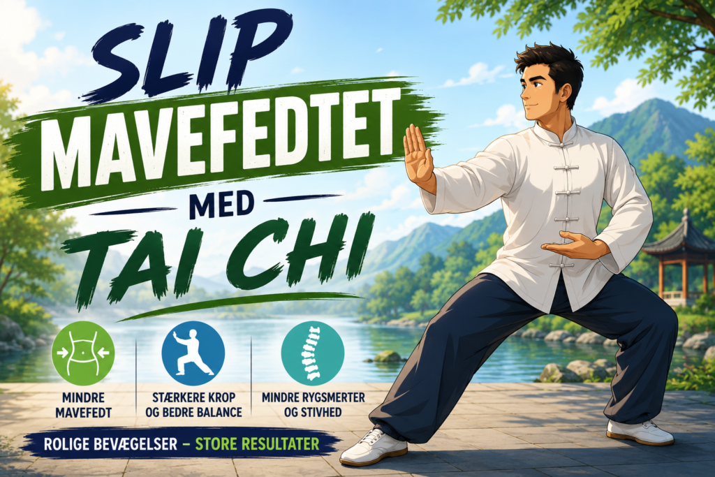 Slip mavefedt med Tai Chi