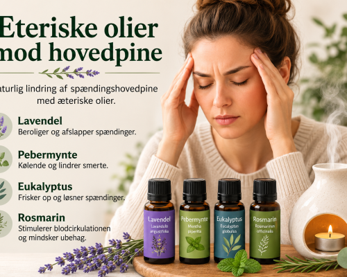 Æteriske olier mod hovedpine
